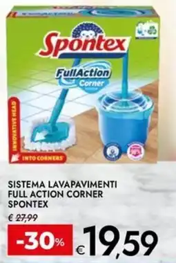 Bennet Sistema lavapavimenti full action corner SPONTEX offerta