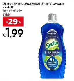 Bennet Detergente concentrato per stoviglie SVELTO offerta