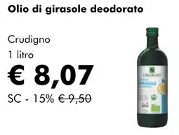 NaturaSì Olio di girasole deodorato Crudigno offerta