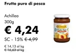 NaturaSì Frutto puro di pesca Achillea offerta