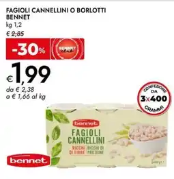 Bennet Fagioli cannellini o borlotti BENNET offerta