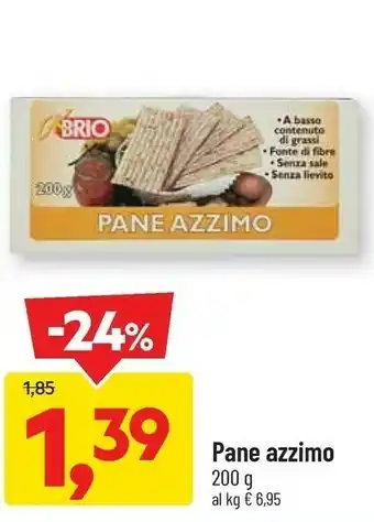 DPiù Pane azzimo offerta
