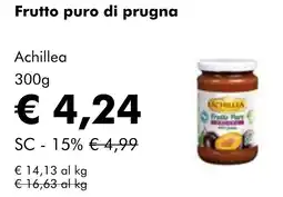 NaturaSì Frutto puro di prugna Achillea offerta