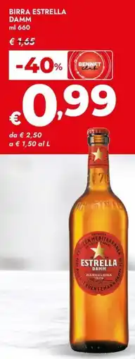 Bennet Birra estrella DAMM offerta