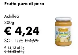 NaturaSì Frutto puro di pera Achillea offerta