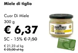 NaturaSì Miele di tiglio Cuor Di Miele offerta