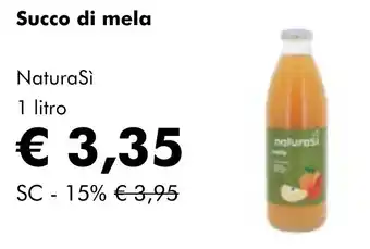NaturaSì Succo di mela NaturaSì offerta