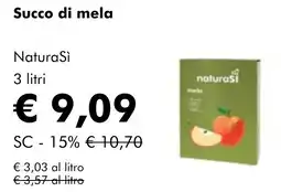 NaturaSì Succo di mela NaturaSì offerta