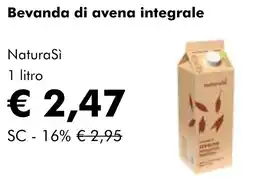 NaturaSì Bevanda di avena integrale NaturaSì offerta