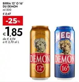 Bennet Birra 12° o 16° DU DEMON offerta