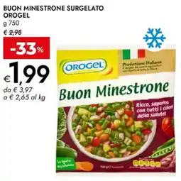 Bennet Buon minestrone surgelato OROGEL offerta