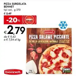 Bennet Pizza surgelata BENNET offerta