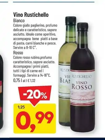 DPiù Vino rosso 1000 g(ml) offerta