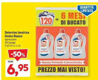 DPiù Detersivo lavatrice offerta