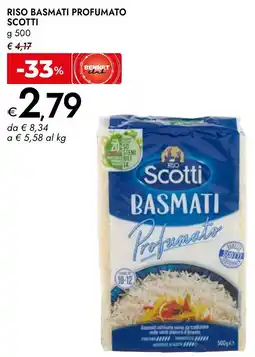 Bennet Riso basmati profumato SCOTTI offerta