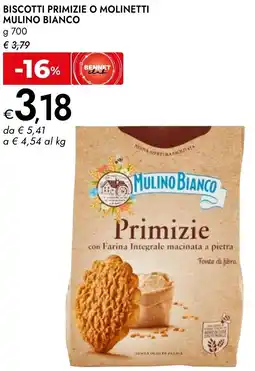 Bennet Biscotti primizie o molinetti MULINO BIANCO offerta