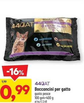 DPiù 44cat bocconcini per gatto offerta