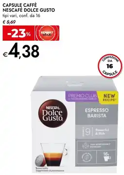 Bennet Capsule caffè nescafé dolce gusto offerta