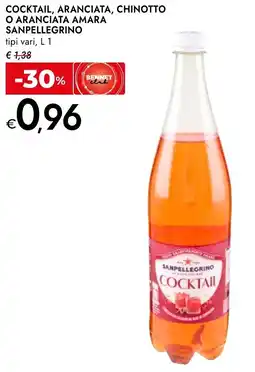 Bennet Cocktail, aranciata, chinotto o aranciata amara SANPELLEGRINO offerta