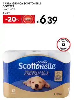 Bennet Carta igienica scottonelle SCOTTEX offerta
