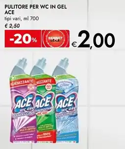 Bennet Pulitore per wc in gel ACE offerta