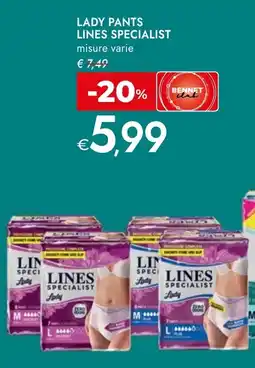 Bennet Lady pants LINES SPECIALIST offerta