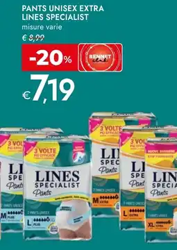 Bennet Pants unisex extra LINES SPECIALIST offerta