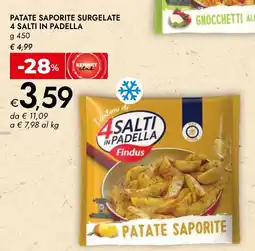 Bennet Patate saporite surgelate 4 salti in padella FINDUS offerta