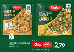 Bennet Minestrone tradizione FINDUS offerta