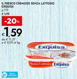 Bennet Il fresco cremoso senza lattosio EXQUISA offerta