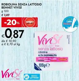 Bennet Robiolina senza lattosio BENNET VIVISÌ offerta