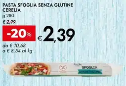 Bennet Pasta sfoglia senza glutine CERELIA offerta