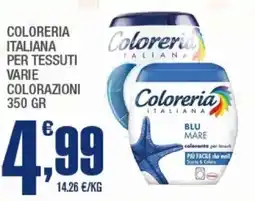 Splendidi e Splendenti Coloreria italiana per tessuti offerta