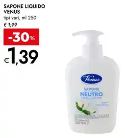 Bennet Sapone liquido VENUS offerta
