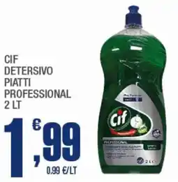 Splendidi e Splendenti Cif detersivo piatti professional offerta