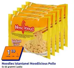 Action Noodles istantanei Noodlicious Pollo offerta