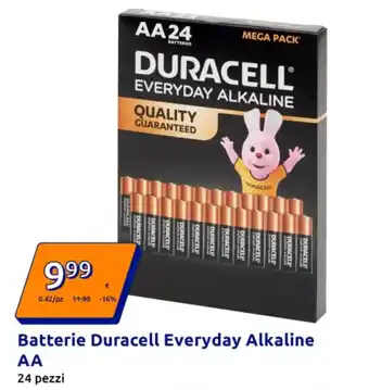 Batterie Duracell Everyday Alkaline AA