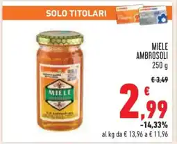 Conad Miele Ambrosoli offerta