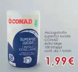 Conad Asciugatutto superfici lucide CONAD offerta