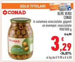 Conad Olive verdi CONAD offerta