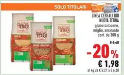 Conad LINEA CEREALI BIO NUOVA TERRA offerta