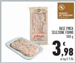 Conad BASE PINSA SELEZIONE FORNO offerta