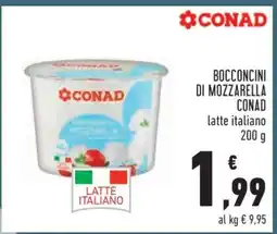 Conad BOCCONCINI DI MOZZARELLA CONAD offerta