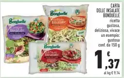 Conad CARTA DELLE INSALATE BONDUELLE offerta