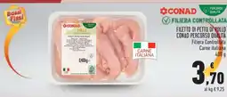 Conad FILETTO DI PETTO DI POLLO CONAD PERCORSO QUALITÀ offerta