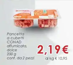 Conad Pancetta a cubetti CONAD offerta