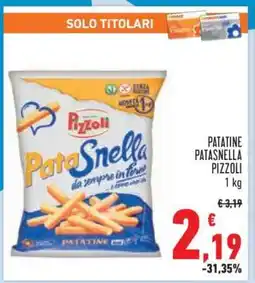 Conad Patatine Patasnella Pizzoli offerta