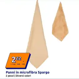 Action Panni in microfibra Spargo 2 pezzi offerta