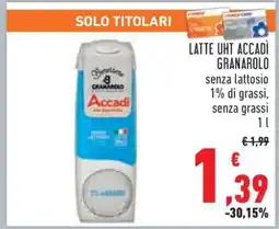 Conad LATTE UHT ACCADI GRANAROLO offerta