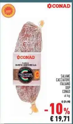 Conad Salame Cacciatore Italiano DOP Conad offerta